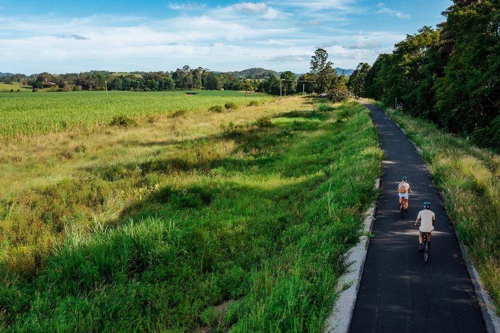 Discover Australia by cycling the Northern Rivers Rail Trail