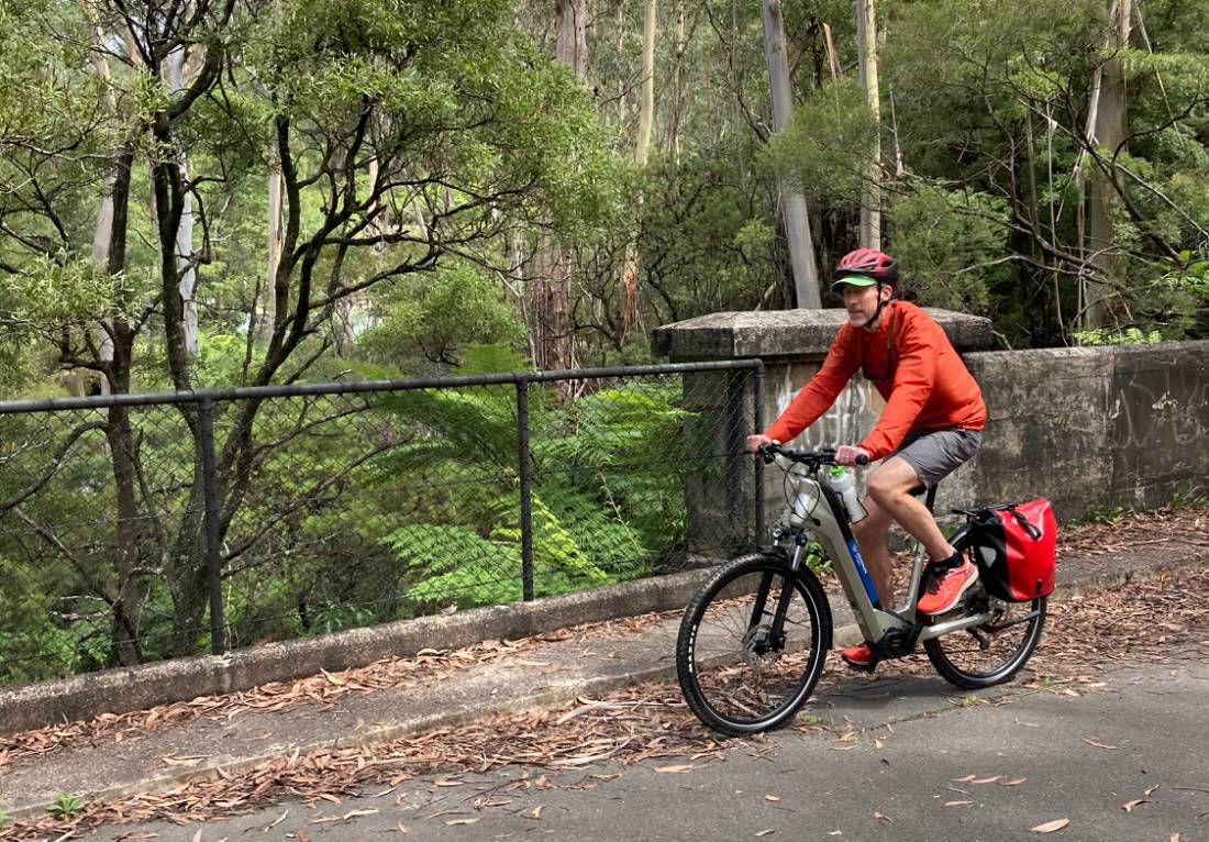 Cycling through Leura Cascades |  <i>Kate Harper</i>