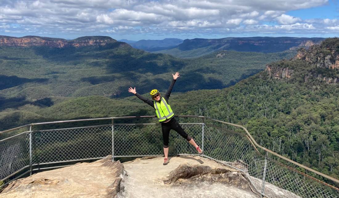 Views a plenty as you cycle the Blue Mountains |  <i>Chris Mein</i>