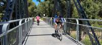 bridge crossing river on rail trail | Kate Baker