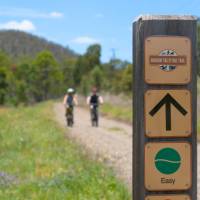 Follow signposts along the Brisbane Valley Rail Trail