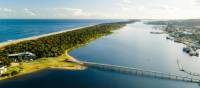 View over the Lakes Entrance, East Gippsland