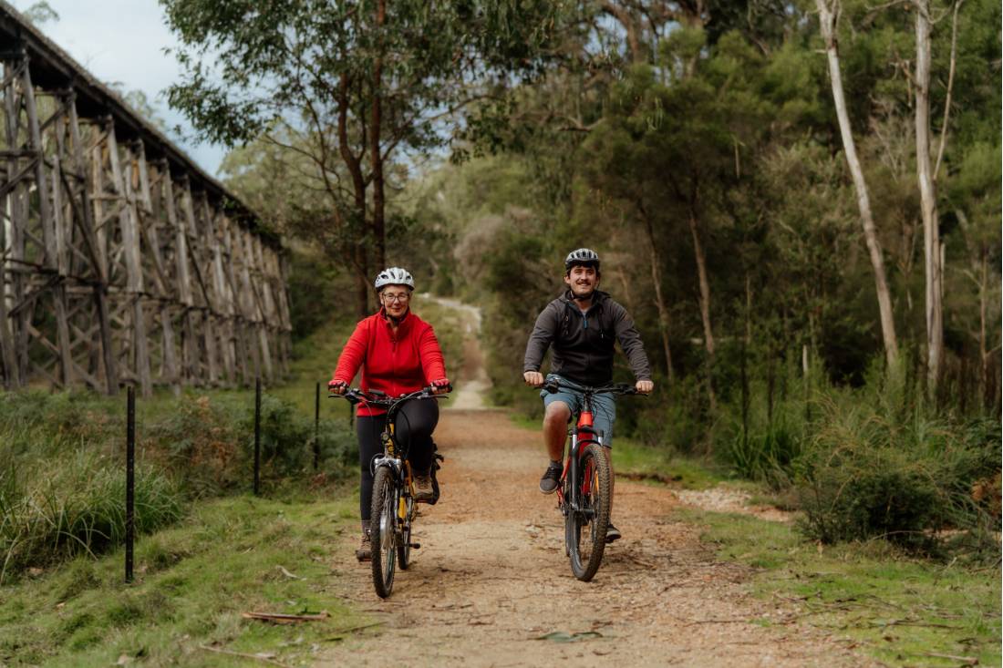 Enjoy cycling in Gippsland & the Snowy River National Park