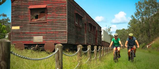 Cycle along the Brisbane Valley Rail Trail