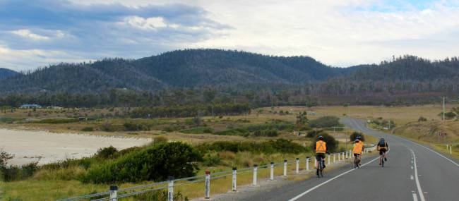 Cyclists explore Tasmania's east coast | Oscar Bedford